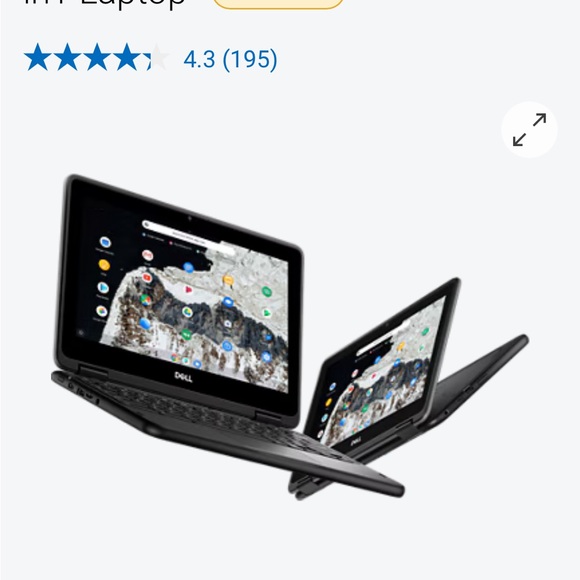 DELL touch screen Chromebook 3100 2 in 1 - Picture 3 of 3